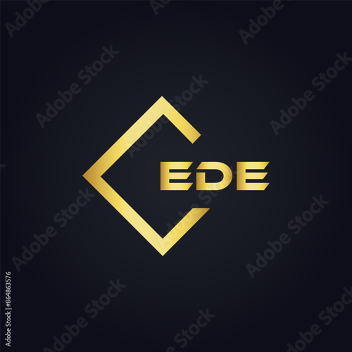 EDE logo. E D E design. White EDE letter. EDE, E D E letter logo design. Initial letter EDE linked circle uppercase monogram logo. E D E letter logo vector design. top logo, Most Recent, Featured,