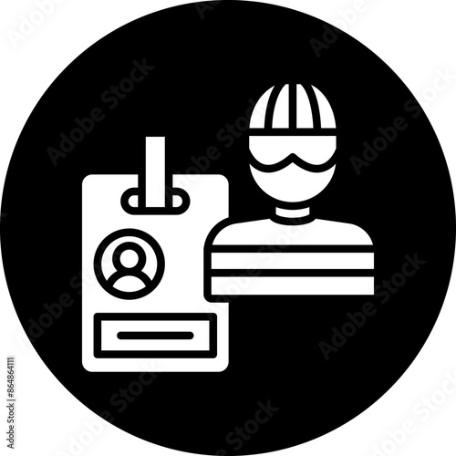 Identity Theft Icon Style