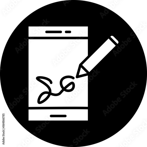 Digital Signature Icon Style