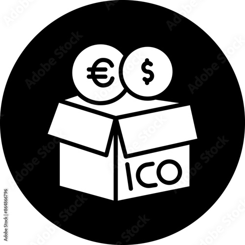Initial Coin Offering Icon Style