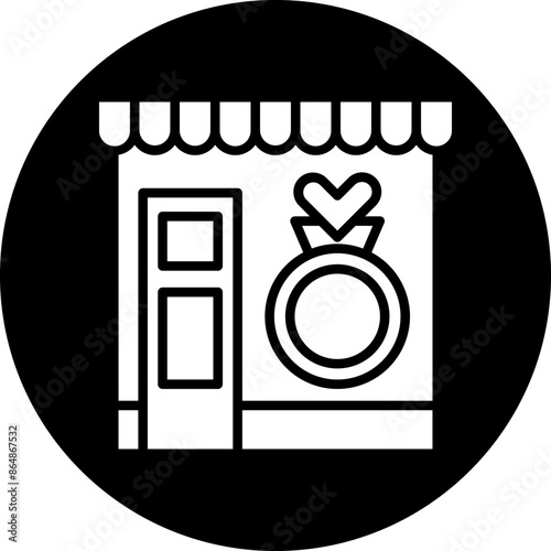 Jewlery Store Icon Style