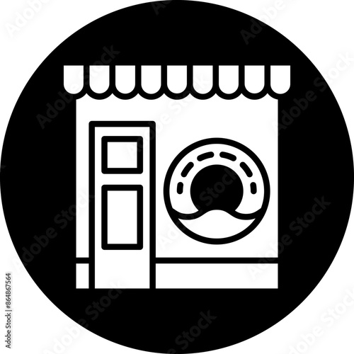 Donut Shop Icon Style