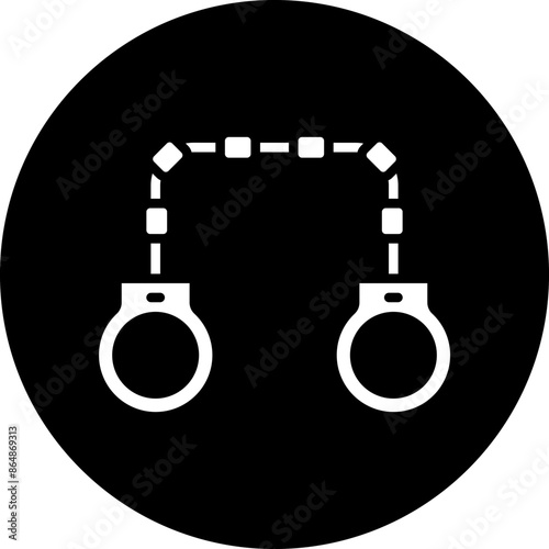 Handcuffs Icon Style