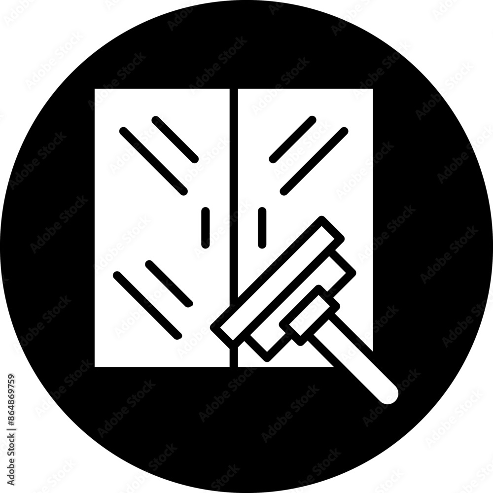 Glass Cleaning Icon Style Glass Cleaning Icon Style