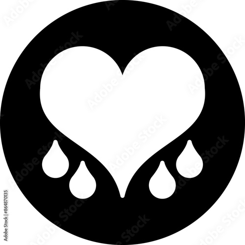 Bleeding Heart Icon Style