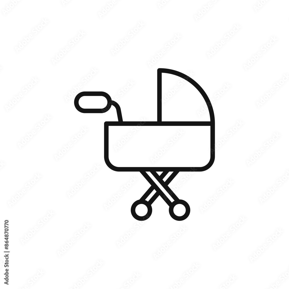 Infant Carriage Icon for Newborn Transportation Infant Carriage Icon for Newborn Transportation