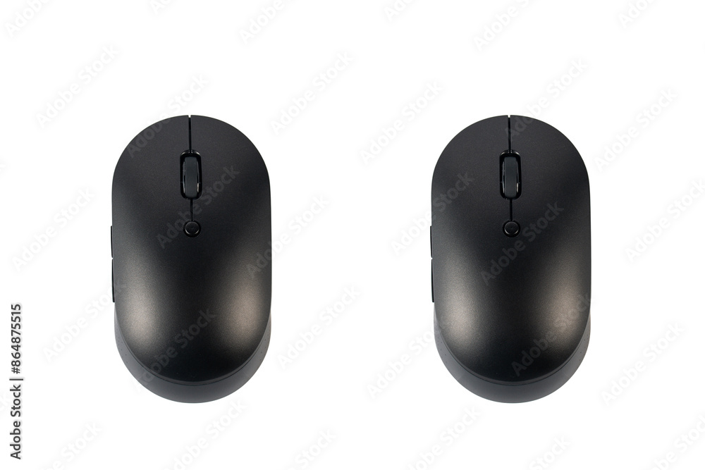 Computer mouse wireless on transparent background. Computer mouse wireless on transparent background.