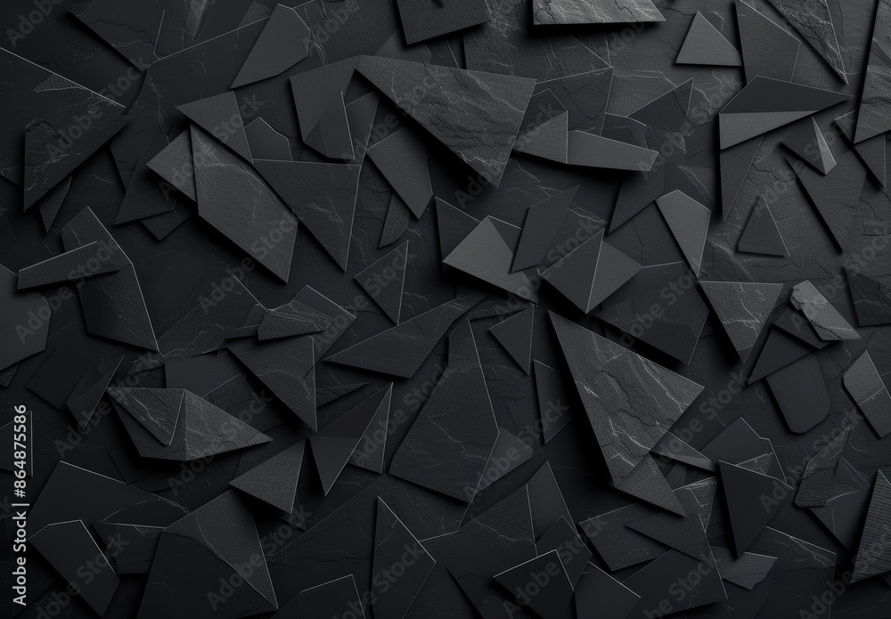 Fototapeta premium abstract geometric black background