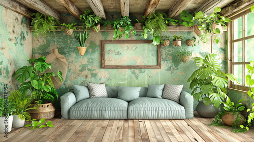 An elegant living room feat...