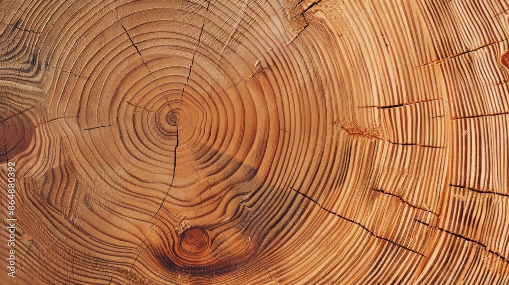 Close-up of a Tree Trunk's Growth Rings Close-up of a Tree Trunk's Growth Rings