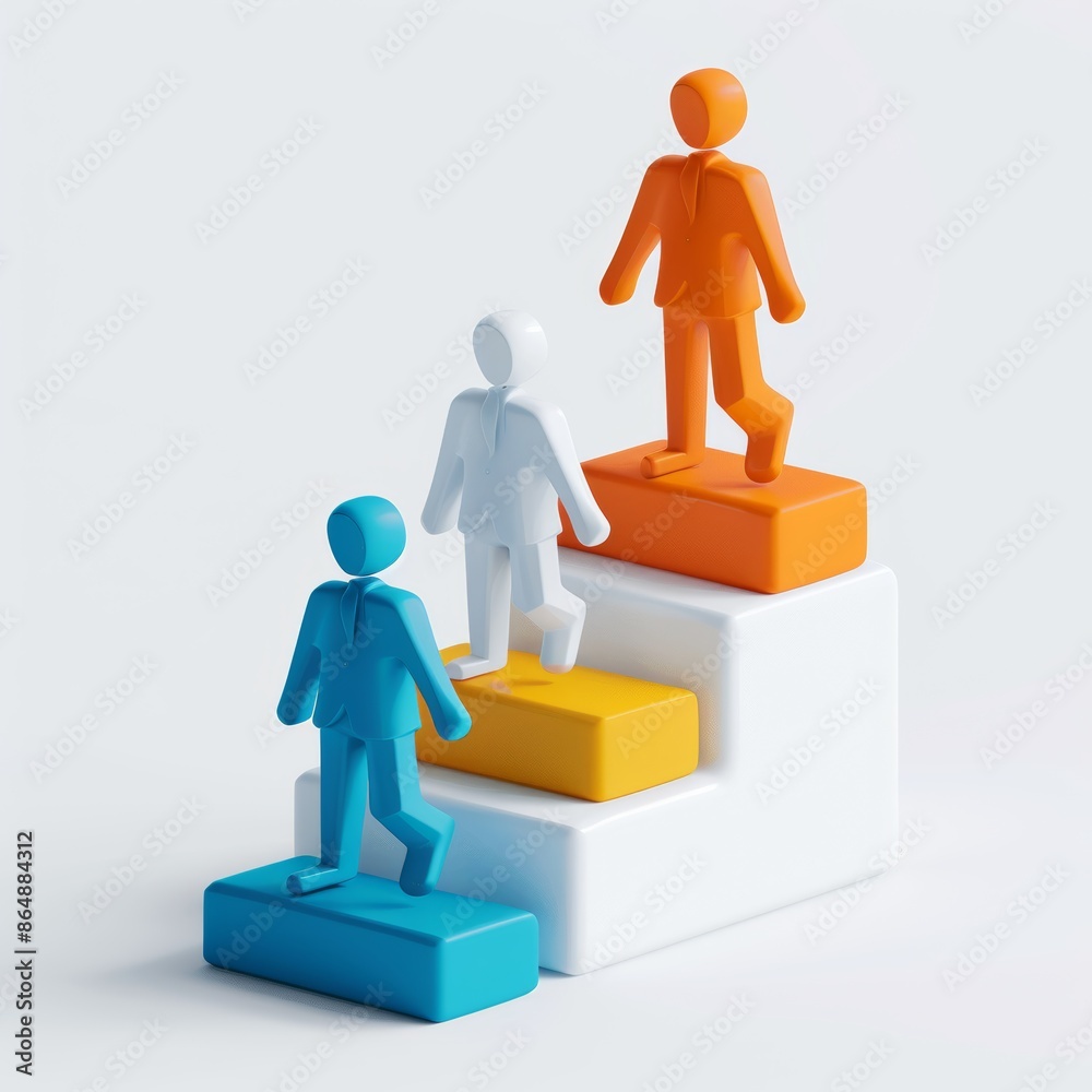 A 3D icon depicting leadership, with a figure leading a team forward, showcasing strength and vision. The design is dynamic and impactful, ideal for presentations and digital marketing materials. A 3D icon depicting leadership, with a figure leading a team forward, showcasing strength and vision. The design is dynamic and impactful, ideal for presentations and digital marketing materials.