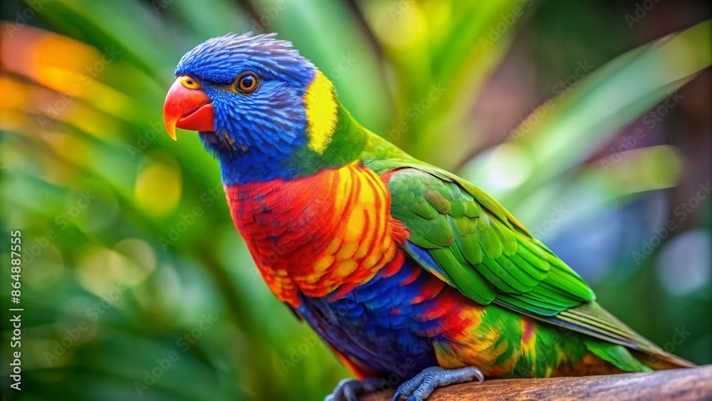 The Rainbow Lorikeet bird The Rainbow Lorikeet bird