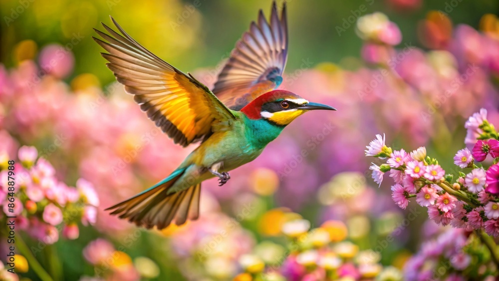 European Bee-eater, The Aerial Acrobat bird European Bee-eater, The Aerial Acrobat bird