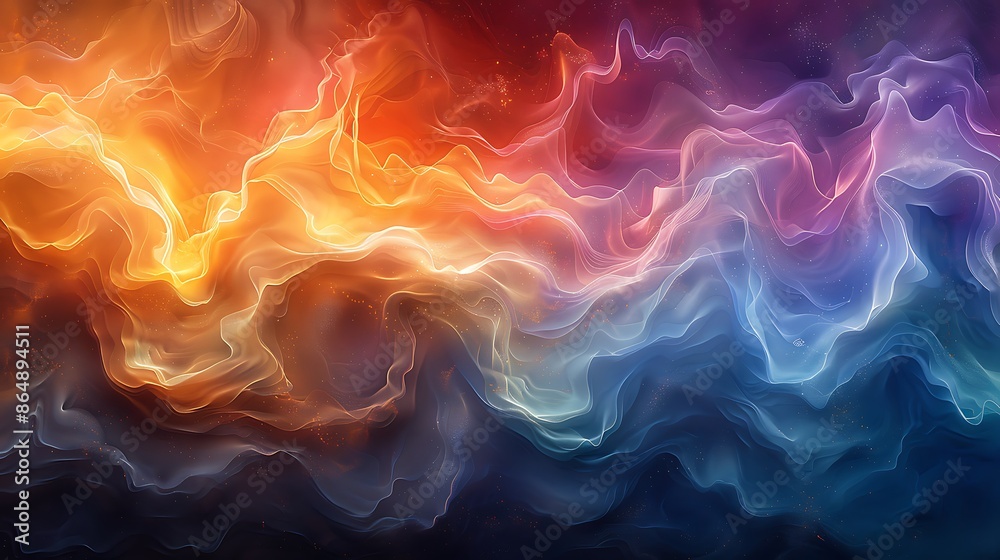 A mural of abstract light play, patterns of light and shadow creating a dynamic, abstract composition, showcasing a modern art style. A mural of abstract light play, patterns of light and shadow creating a dynamic, abstract composition, showcasing a modern art style.