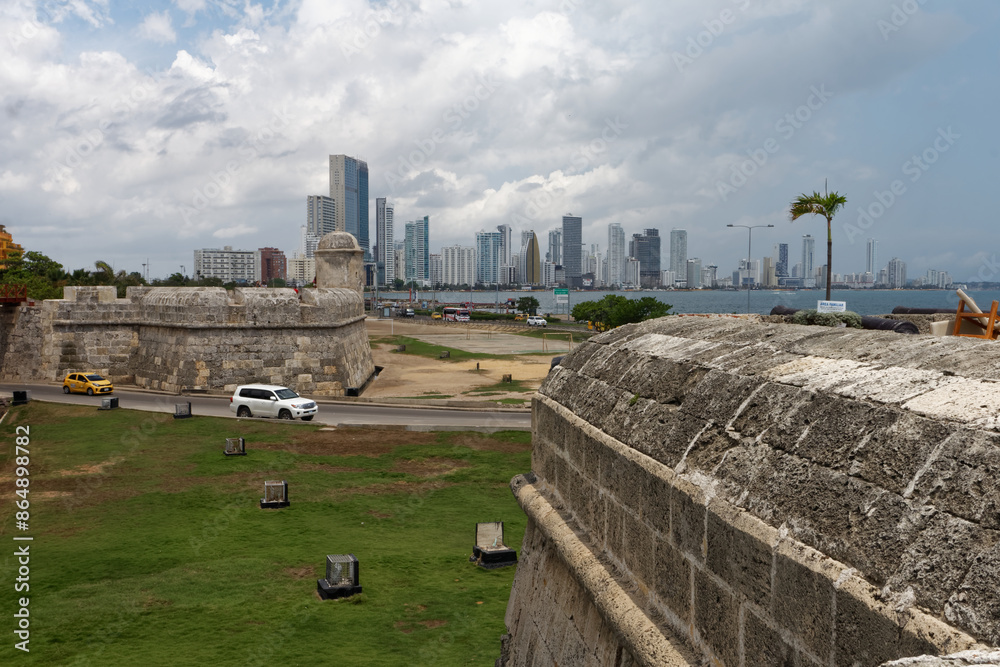 Cartagena de Indias, historyczne miasto w Kolumbii na wybrzeżu Morza Karaibskiego