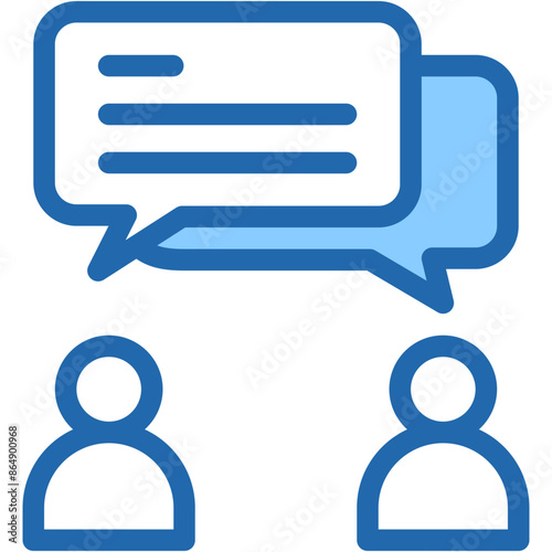 Vector Icon Conversation, Negotiating, Chat Bubbles, Chat, Message photo