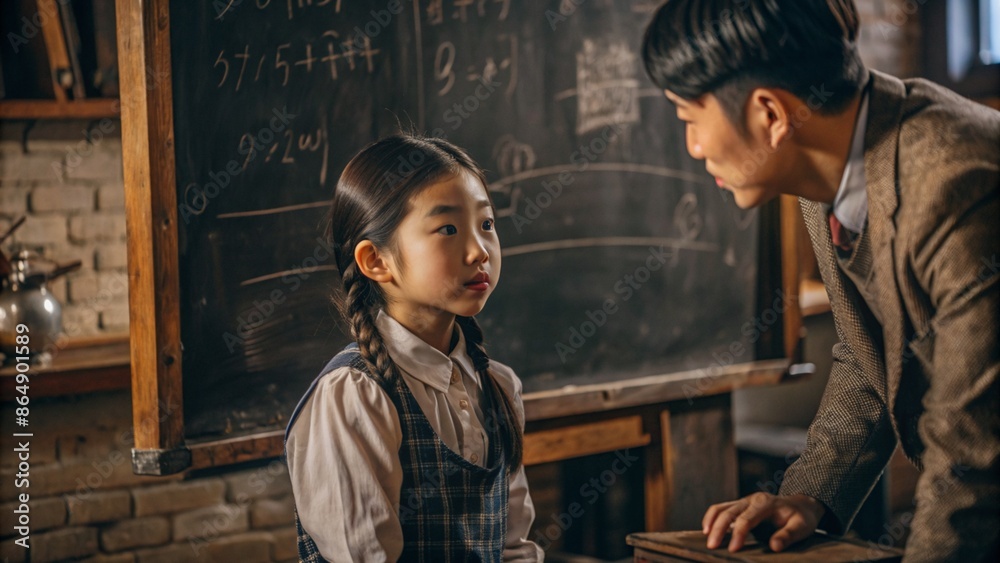 teacher and student in classroom teacher and student in classroom