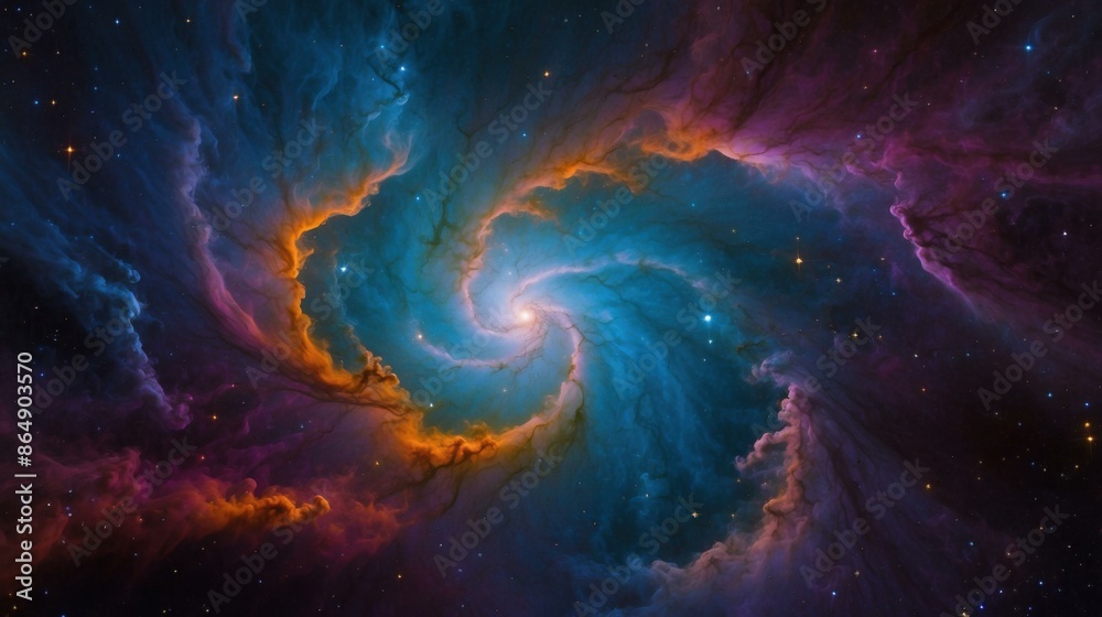 The orion nebula. AI. The orion nebula. AI.