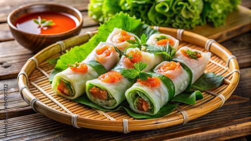 Goi cuon summer roll, Vietnam food photo