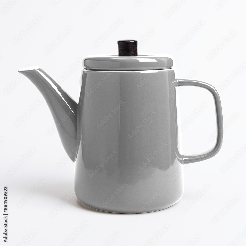 Gray tea pot png mockup Gray tea pot png mockup