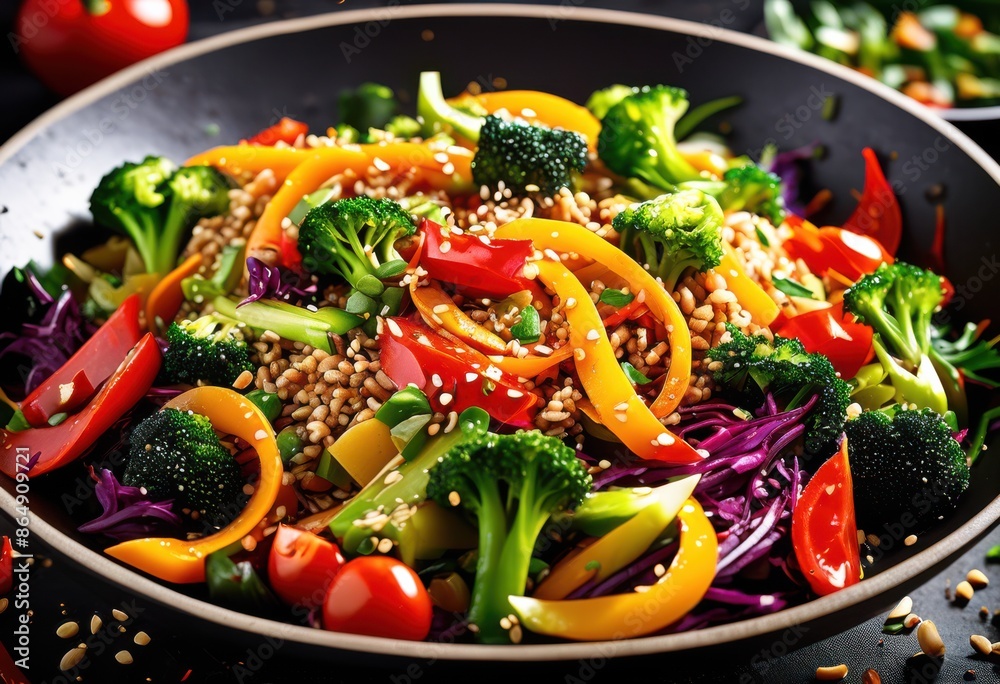 vibrant stir fry delight sesame seeds, cooking, recipe, asian, vegetables, healthy, quick, easy, flavorful, dinner, wok, sauce, pan, dish, tasty vibrant stir fry delight sesame seeds, cooking, recipe, asian, vegetables, healthy, quick, easy, flavorful, dinner, wok, sauce, pan, dish, tasty