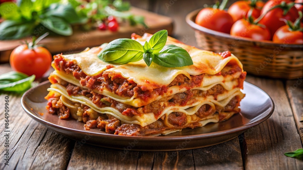 Fototapeta premium Lasagna, Italy food