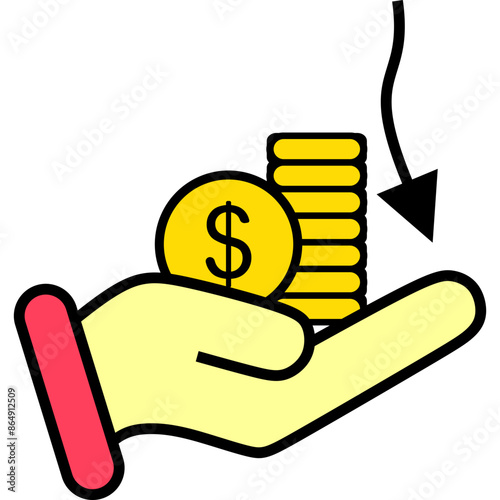 Recession Financial Icon