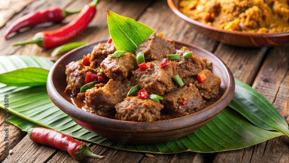 Rendang, Indonesia food Rendang, Indonesia food
