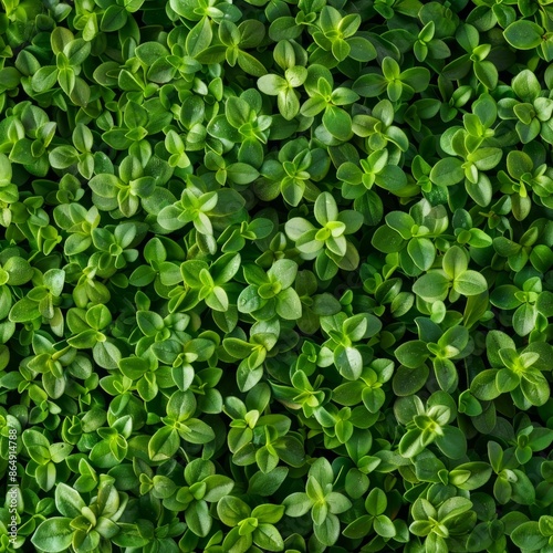 Wallpaper Mural Marjoram texture background, fresh green oregano pattern, Origanum majorana banner, marjoram Torontodigital.ca