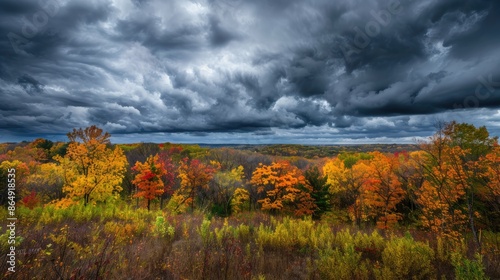 Fall clouds photo