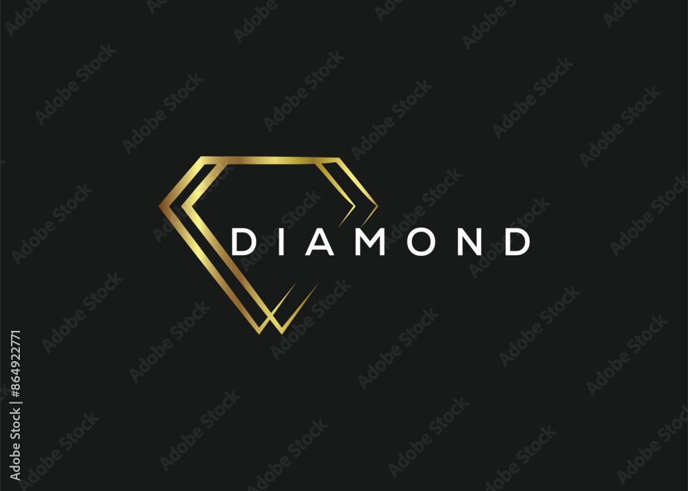 Minimal and professional Diamond logo design template Minimal and professional Diamond logo design template