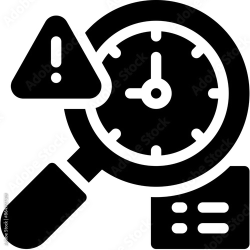 Vector Icon Identification, Problem, Error, Risk, Signaling