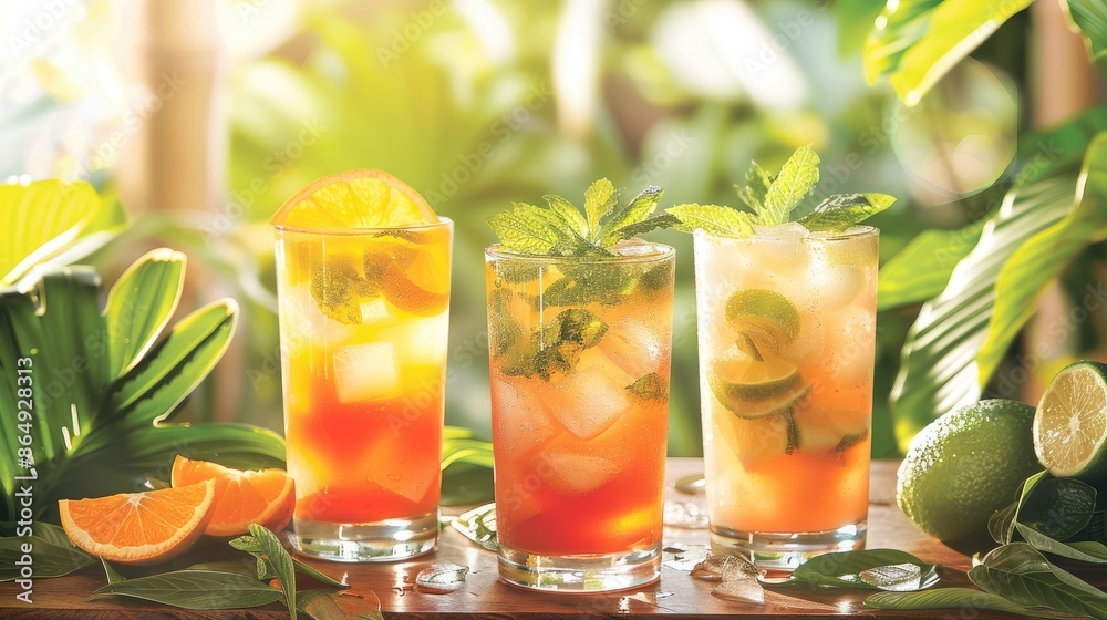 Fototapeta premium Refreshing Summer Beverages