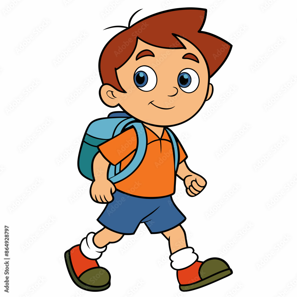 kid-go-to-school-cartoon-vector-icon-illustration kid-go-to-school-cartoon-vector-icon-illustration