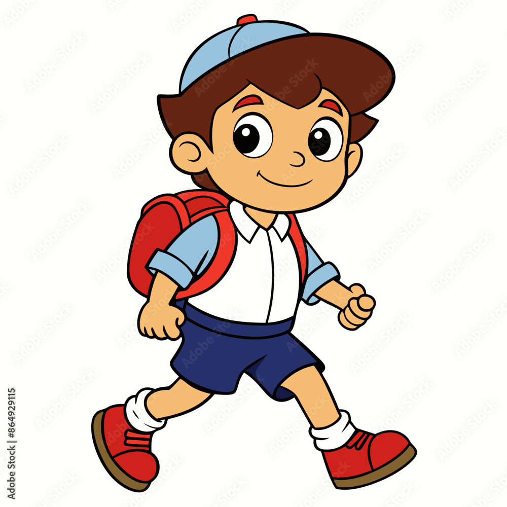 kid-go-to-school-cartoon-vector-icon-illustration