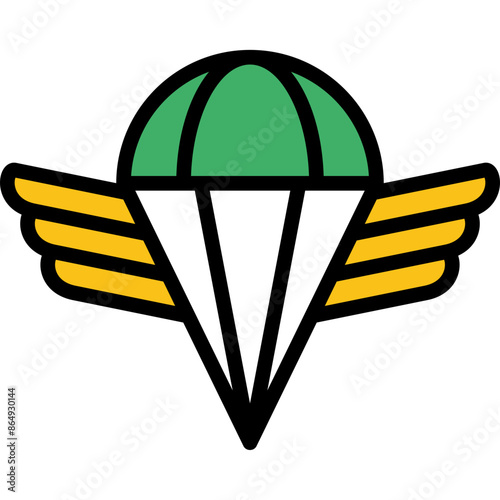 parachute badge icon
