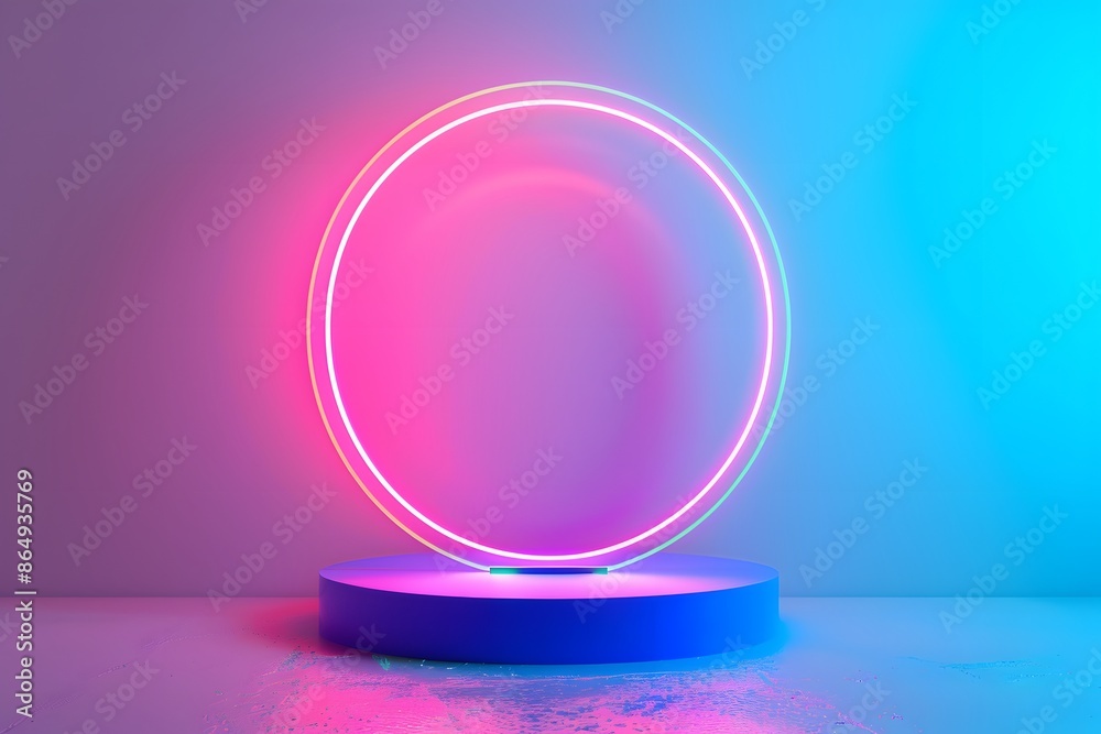 LED line background in synzwave 80's style. LED line background in synzwave 80's style.