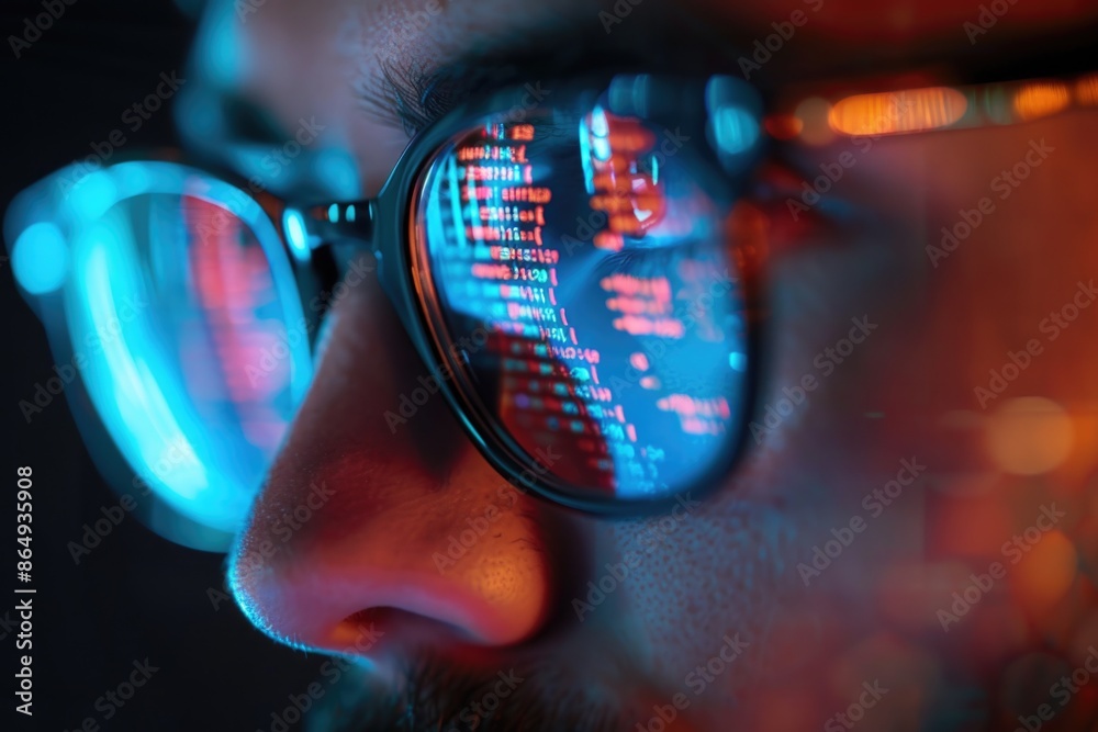 Close-up portrait of someone wearing glasses, suitable for use in personal or professional settings Close-up portrait of someone wearing glasses, suitable for use in personal or professional settings