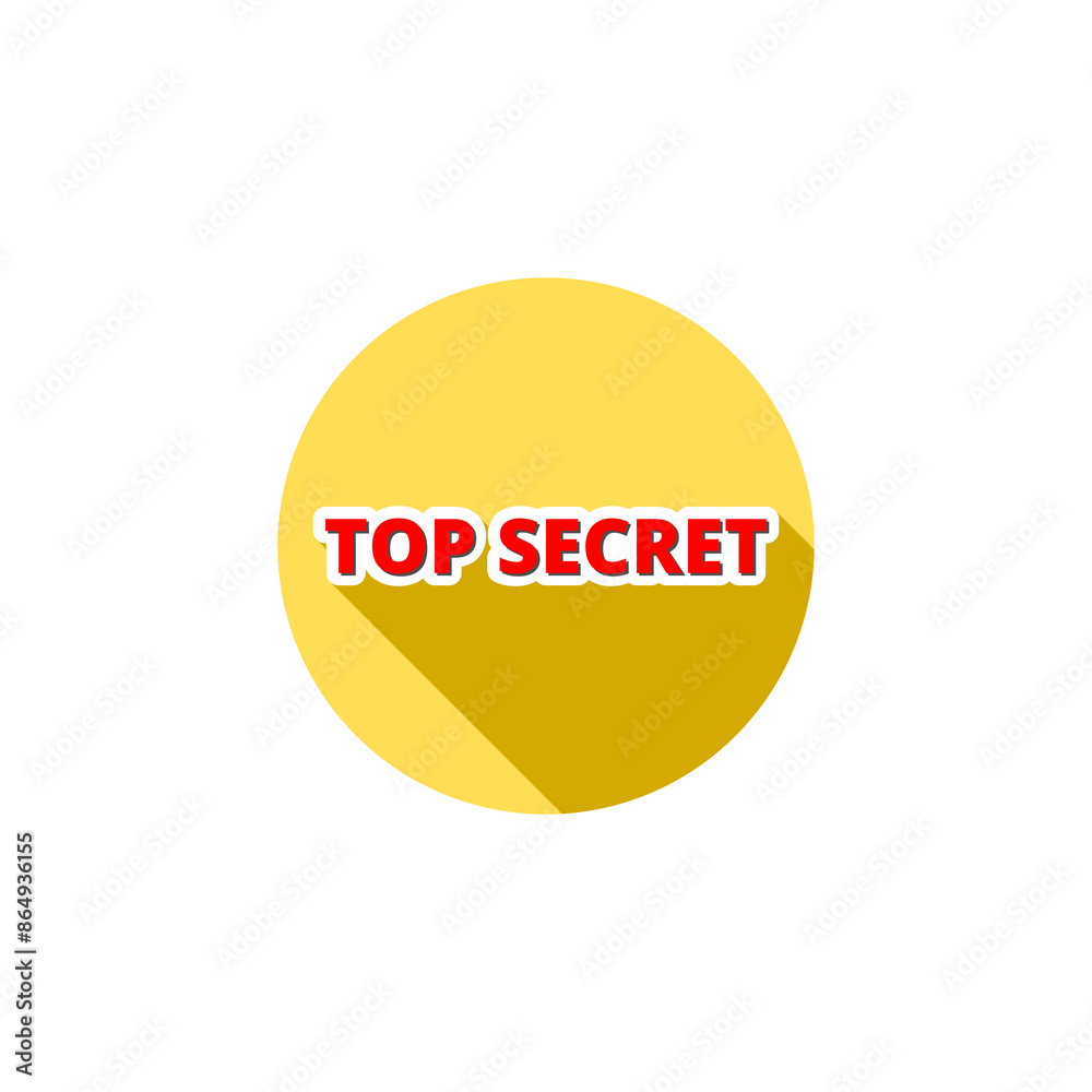 Top secret icon isolated on transparent background Top secret icon isolated on transparent background