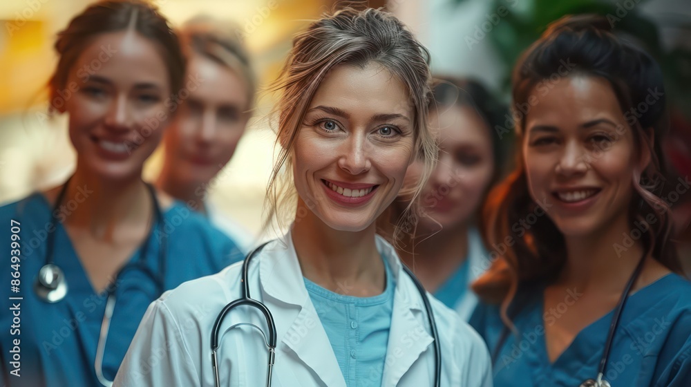Nurses and doctors share a moment of gratitude. Emphasizing the importance of medical personnel Nurses and doctors share a moment of gratitude. Emphasizing the importance of medical personnel