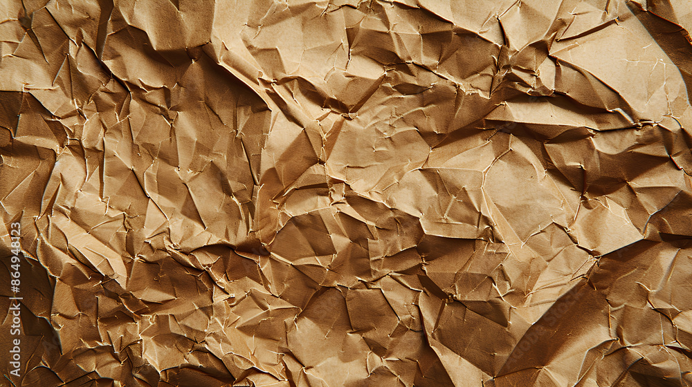Abstract crumpled and creased recycle brown paper texture background Abstract crumpled and creased recycle brown paper texture background