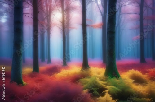 forest in autumn © Leshtana