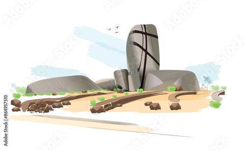 Recreational, Cultural and educational activities, the ITHRAA world museum in the eastern province in Dammam, the king abdulaziz cultural center in the city of cultural and famous tourist attraction