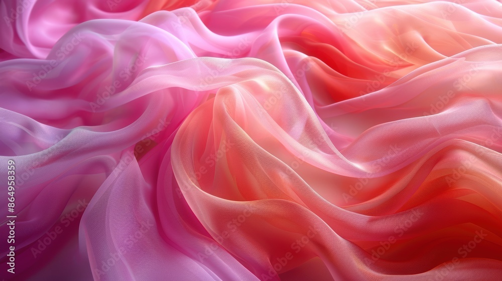 High-resolution image of delicate chiffon fabric, 8K, Full HD. High-resolution image of delicate chiffon fabric, 8K, Full HD.