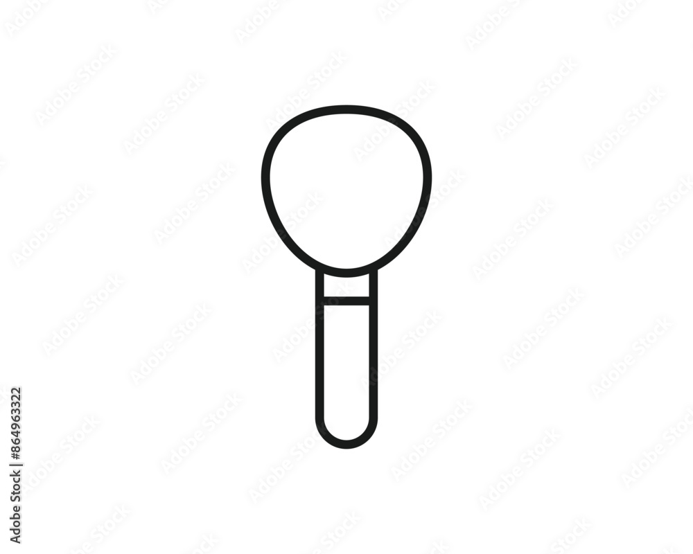 Blush brush icon vector symbol design illustration Blush brush icon vector symbol design illustration