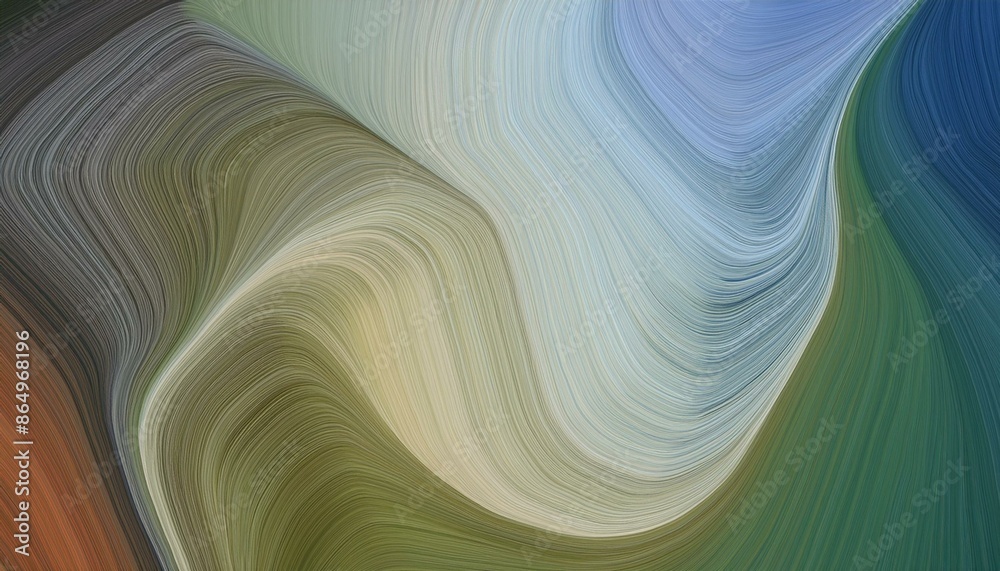 unobtrusive colorful modern curvy waves background illustration with dark slate gray, ash gray and dark gray color