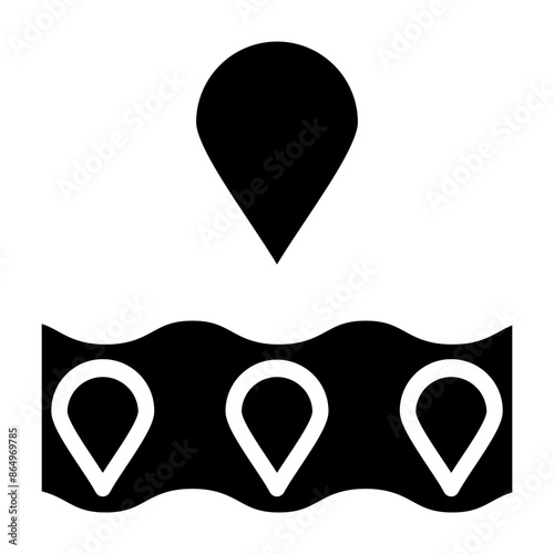 Moisturizing Techniques Vector Glyph Icon Design