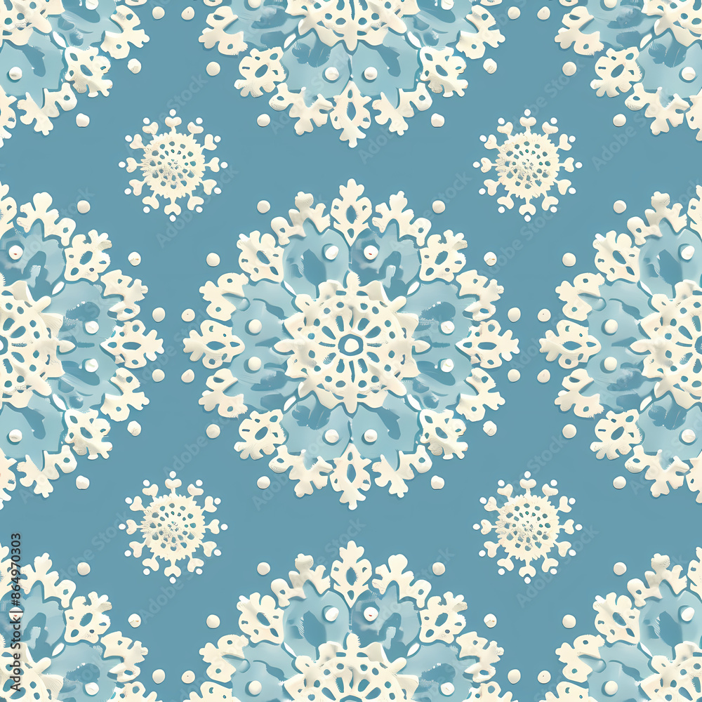 seamless pattern with snowflakes seamless pattern with snowflakes