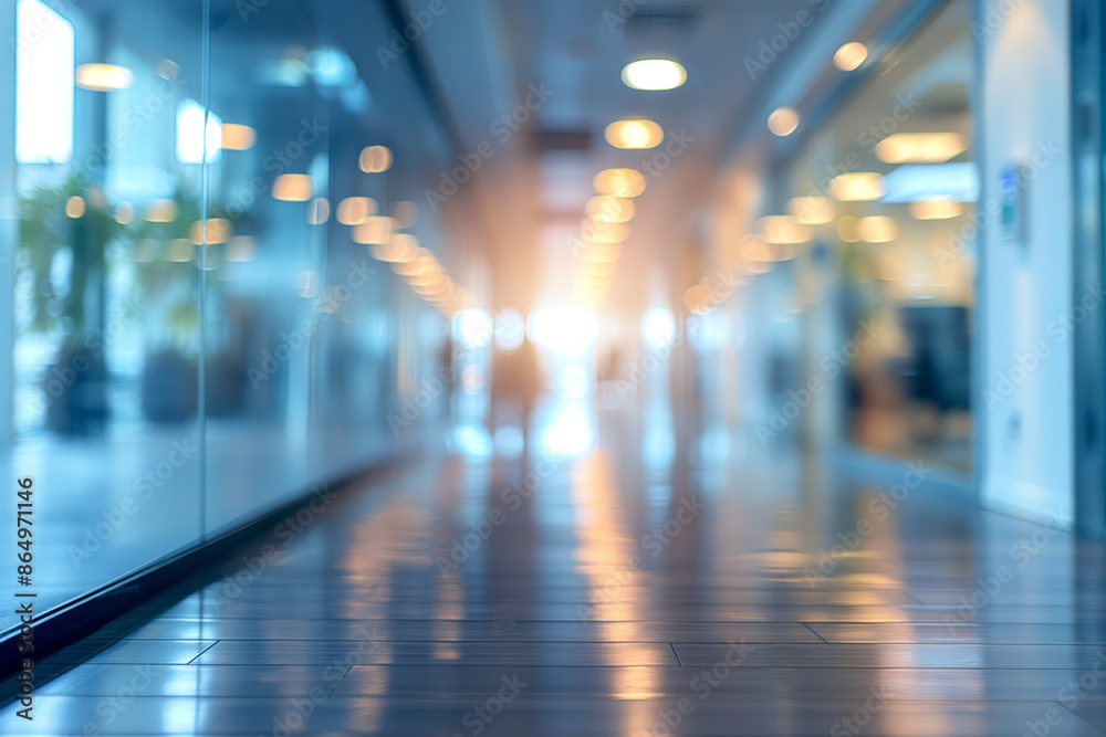 Blurred office space background. Blurry photo of office Blurred office space background. Blurry photo of office