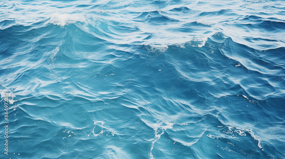 A large body of water with a lot of waves A large body of water with a lot of waves